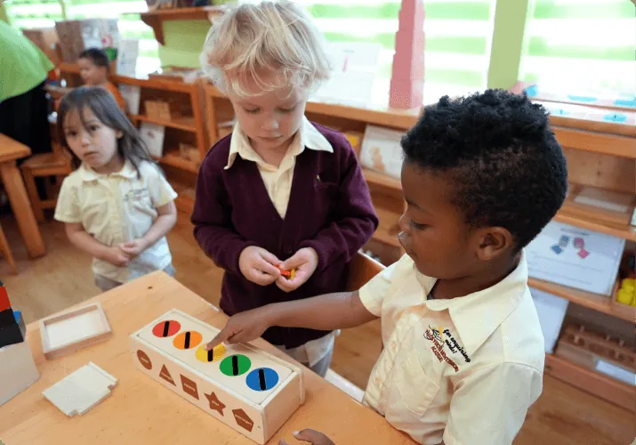 Primary program at Palos Verdes Montessori Academy, Palos Verdes Peninsula
